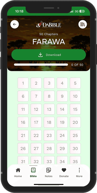 hausa Bible App Screenshot - Genesis
